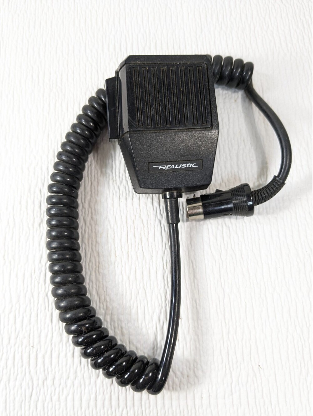Vintage Realistic Electret Condenser Microphone CB radio Thailand parts UNTESTED